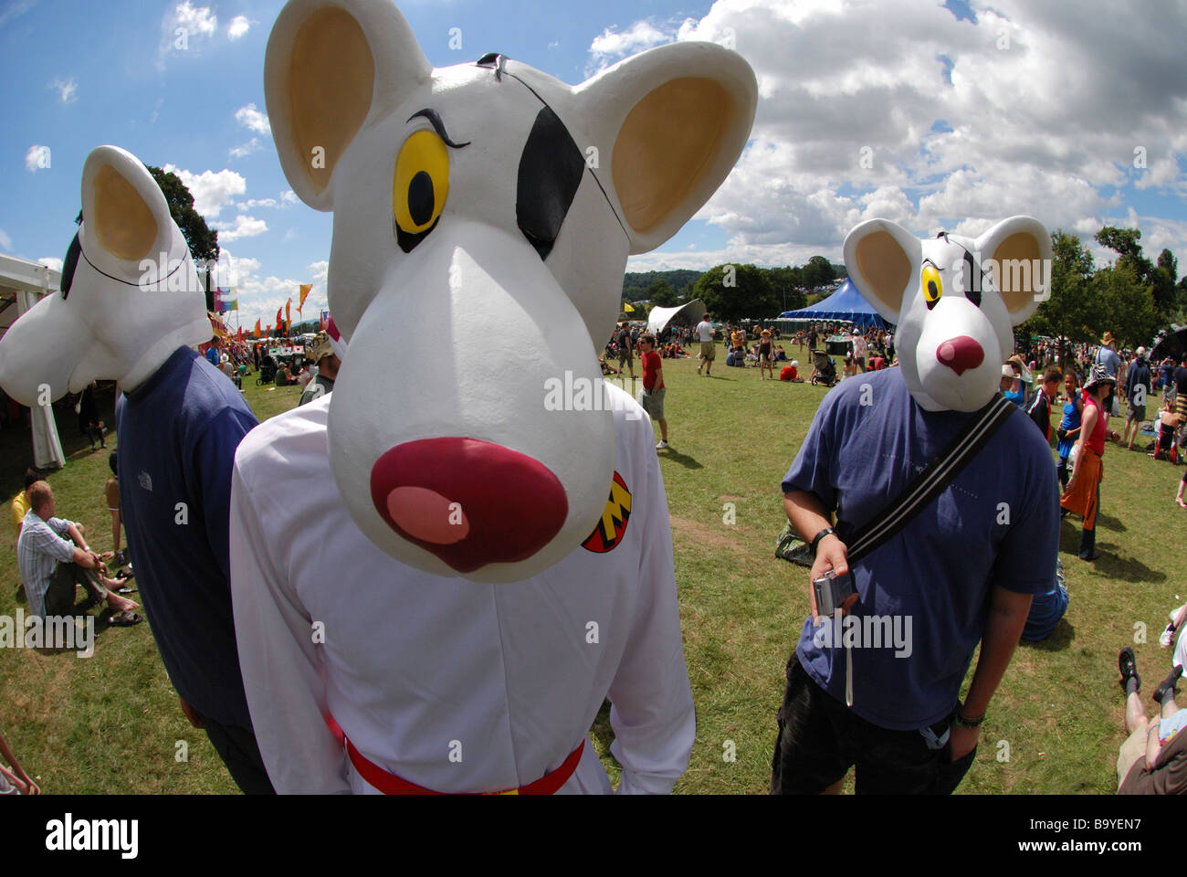 I topi? Cani? Al Big Chill Festival di musica Foto Stock