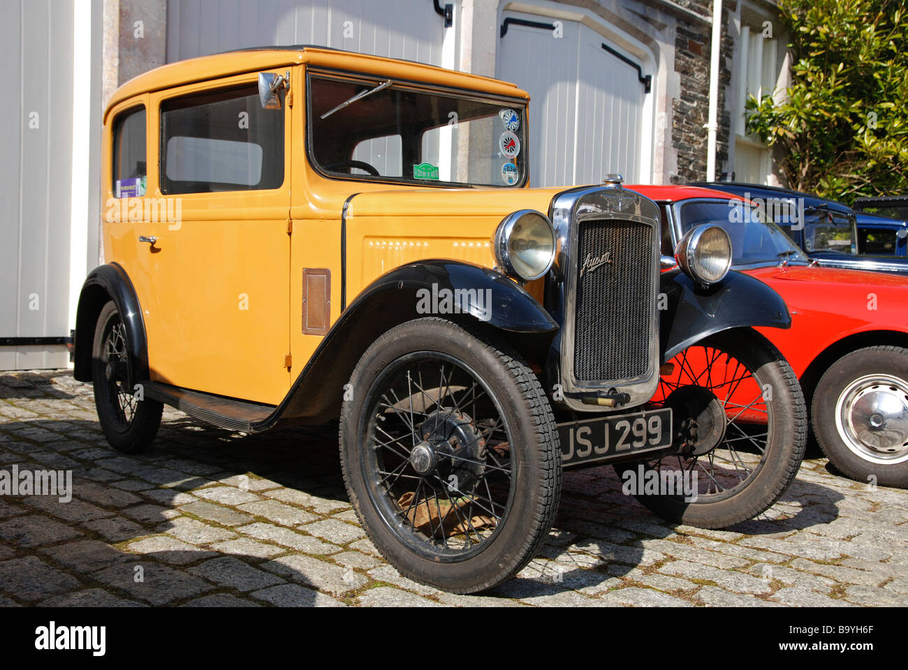 Un vintage austin sette automobile Foto Stock