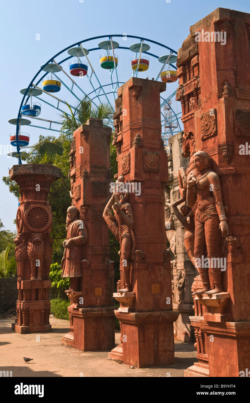 VGP Golden Beach Resort parco dei divertimenti di Chennai Tamil Nadu India Foto Stock