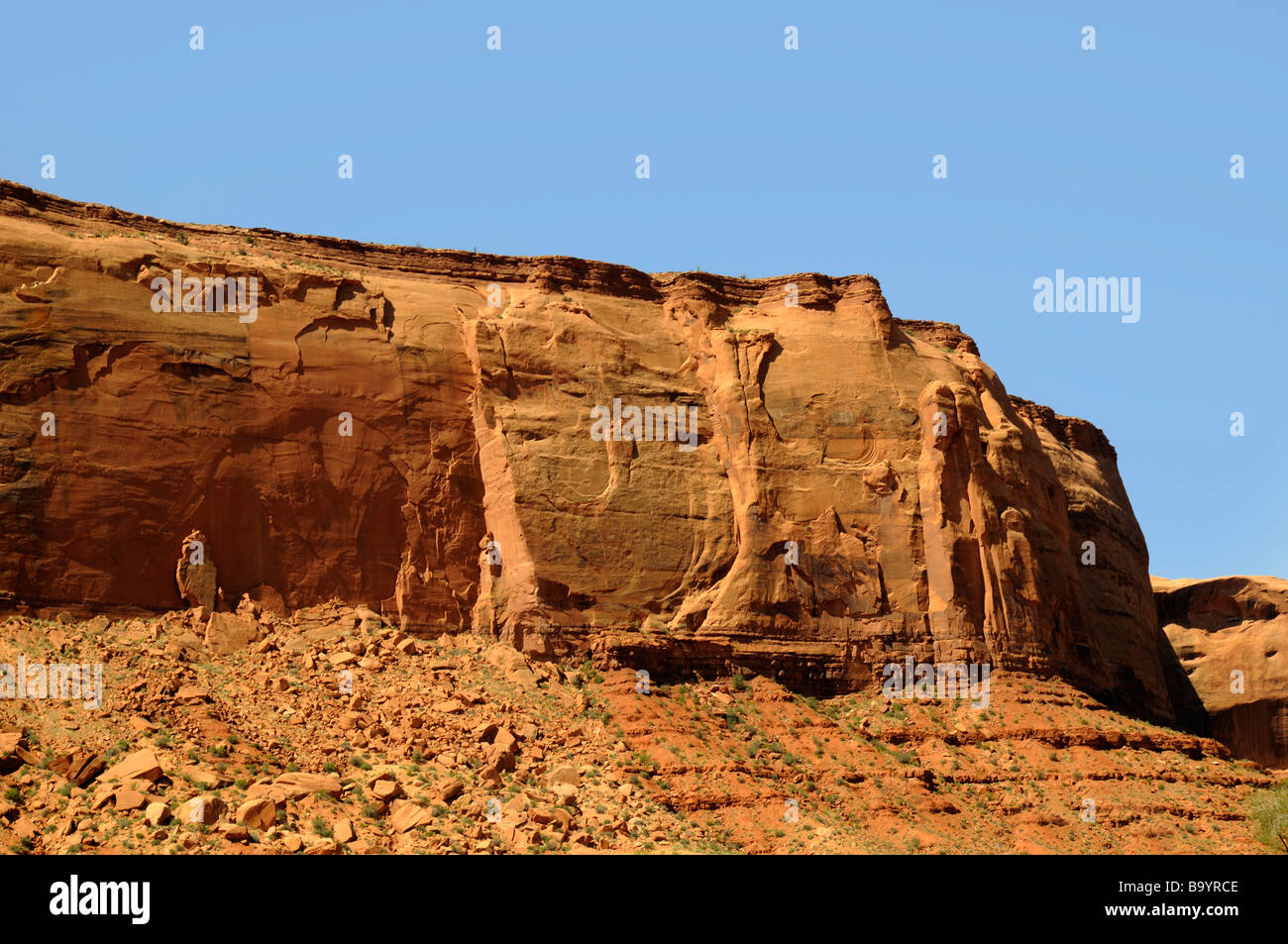 Monument Valley Navajo Tribal terre, Utah U.S.A. Foto Stock