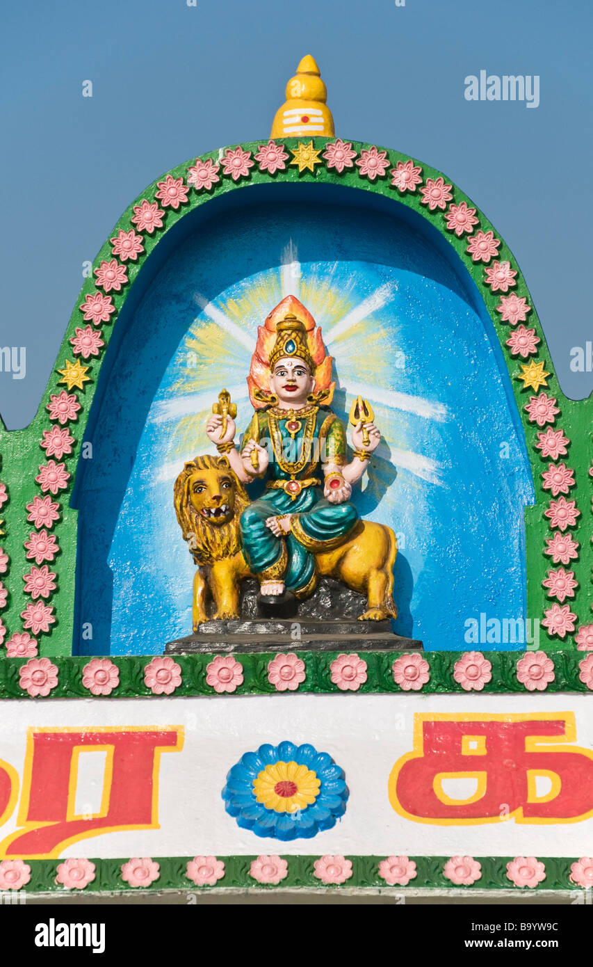 Indù santuario Marina Beach Chennai Tamil Nadu India Foto Stock