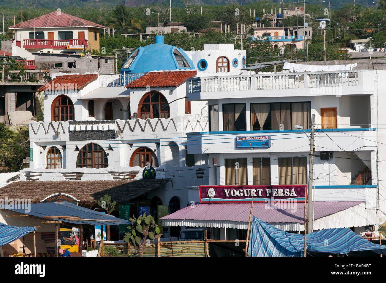 Puerto Baquerizo Moreno San Cristobal Island Isole Galapagos Ecuador Foto Stock