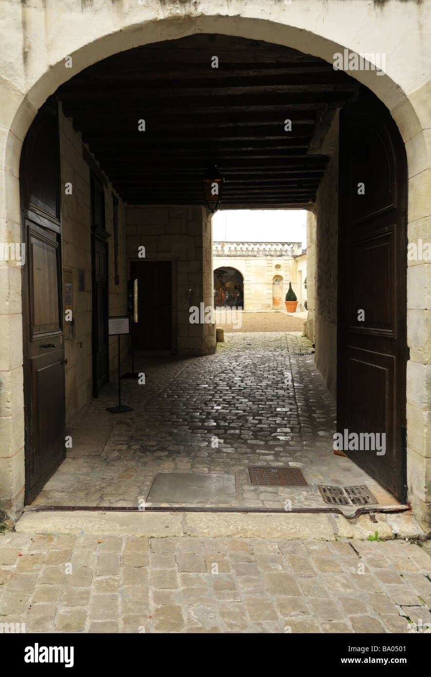 Francia Indre et Loire Loches Chancellerie Foto Stock