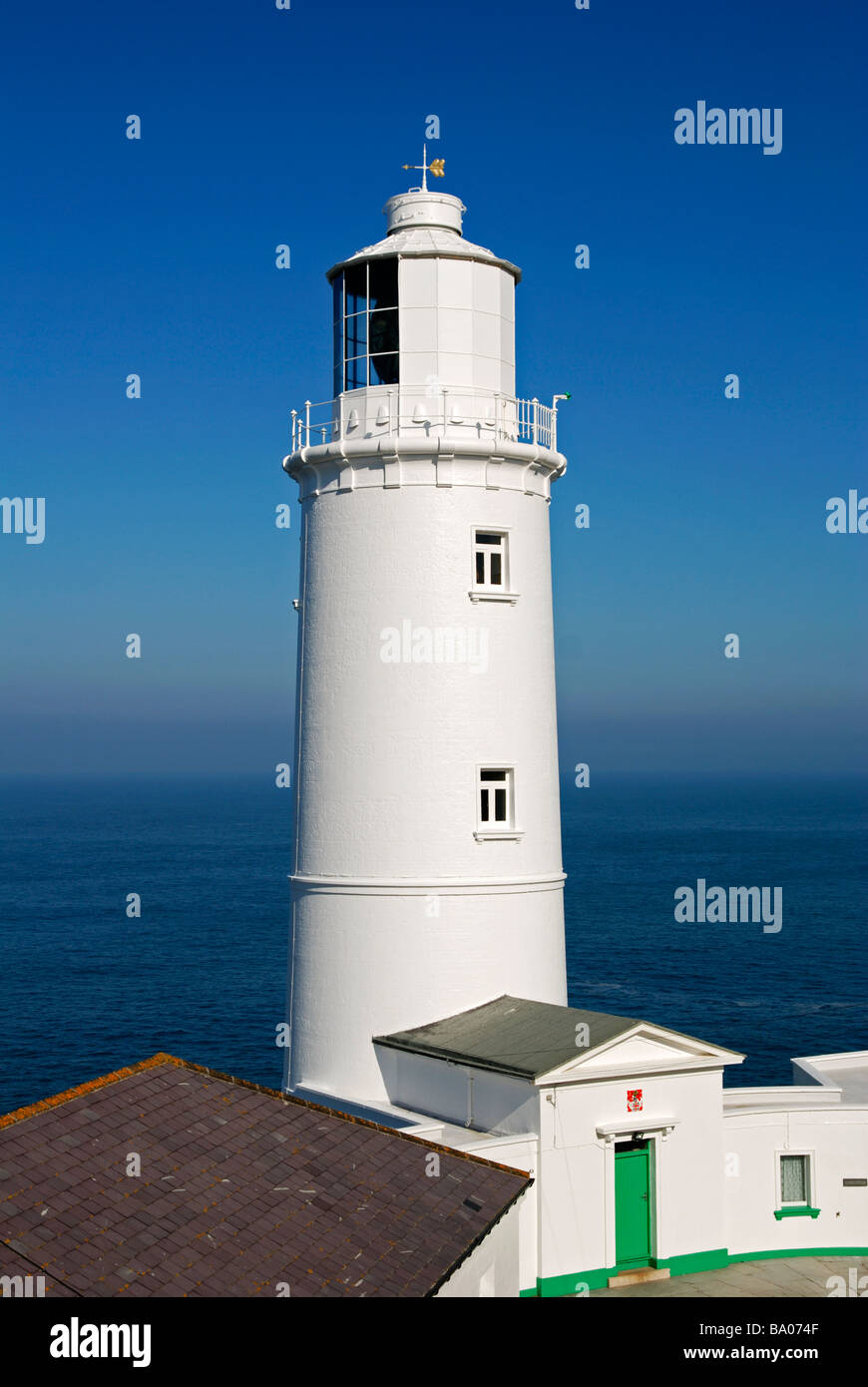Il faro di capo trevose vicino a Padstow in Cornovaglia,uk Foto Stock