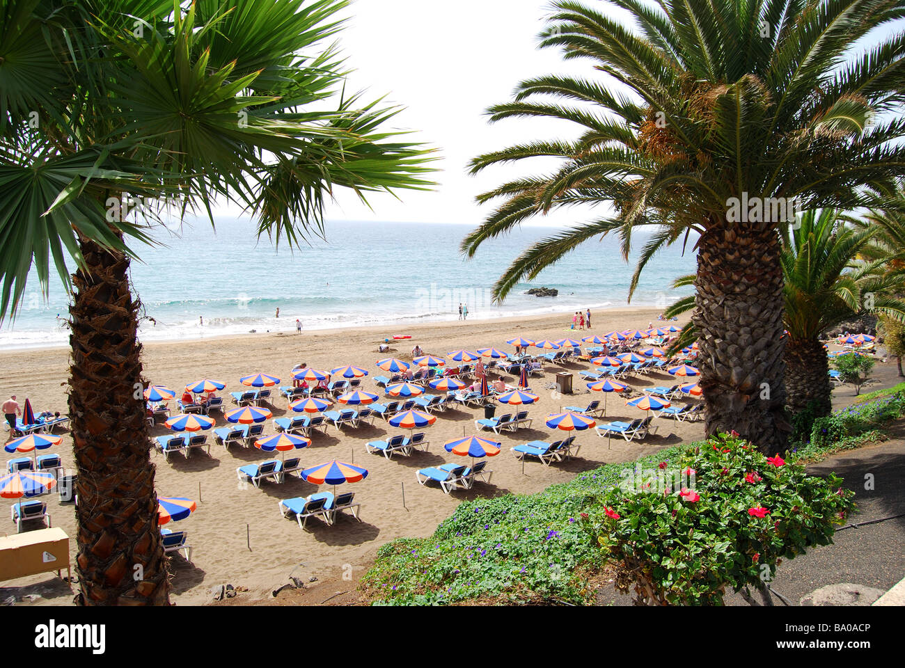 Playa Blanca, Puerto del Carmen, Lanzarote, Isole Canarie, Spagna Foto Stock