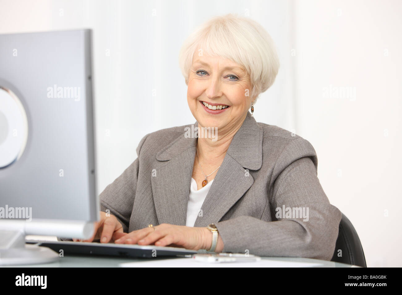 Professional senior imprenditrice Foto Stock