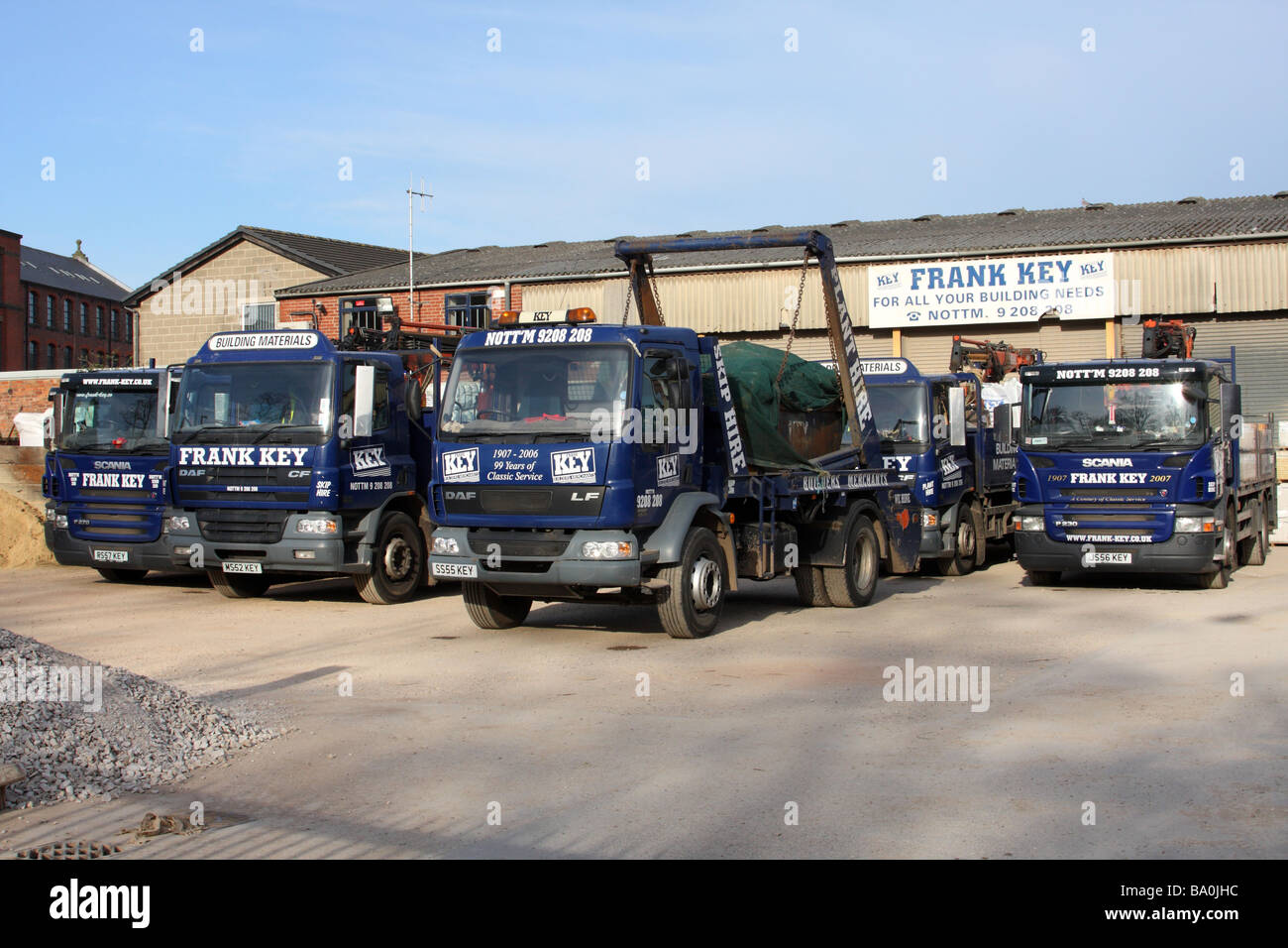 Frank costruttori principali mercanti, Daybrook, Nottingham, Inghilterra, Regno Unito Foto Stock