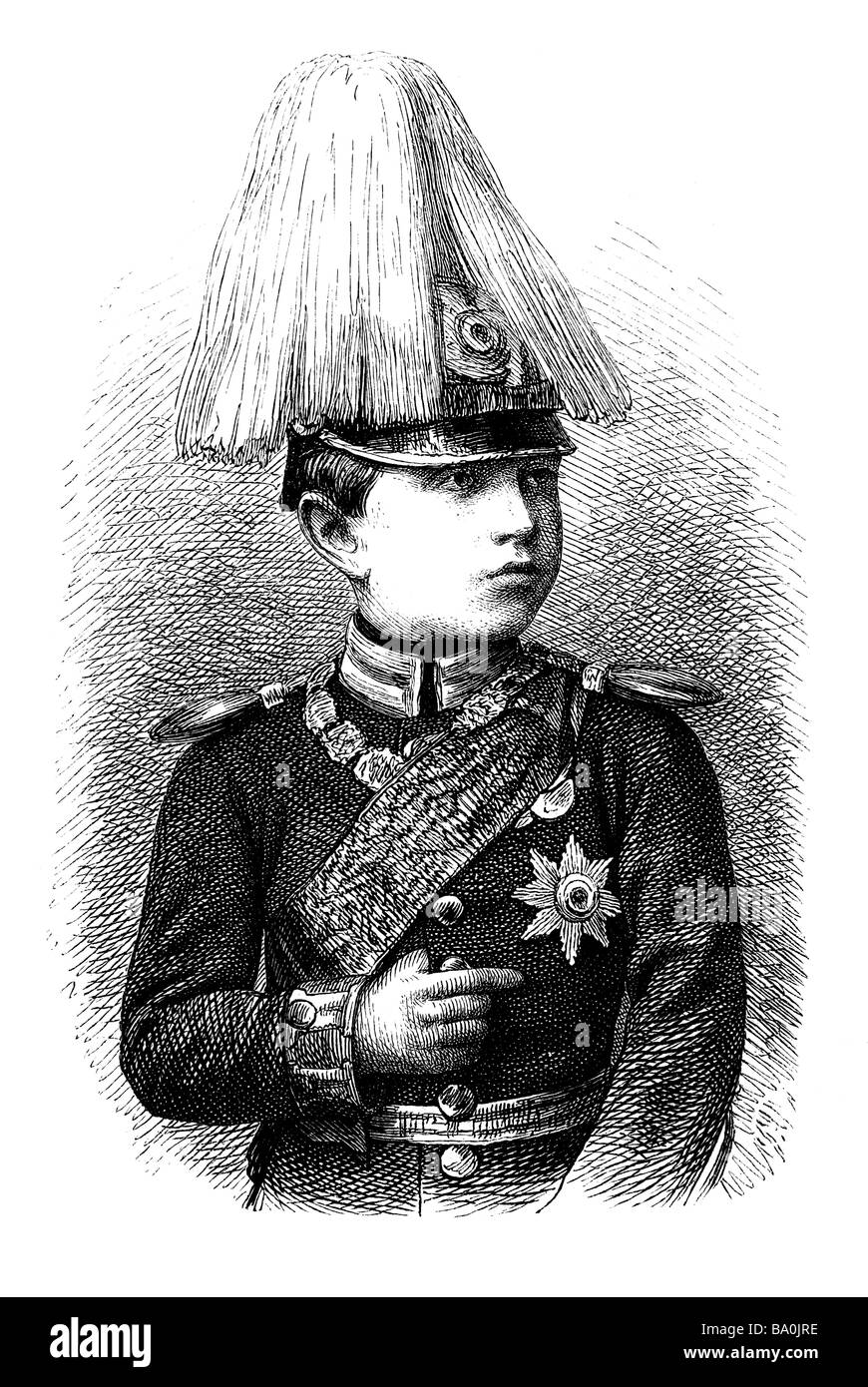 Wilhelm II, tedesca Prinz Friedrich Wilhelm Viktor Albert von Preußen Foto Stock