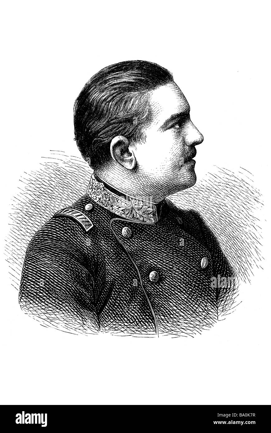 Milano Obrenovic (Agosto 22, 1854-febbraio 11, 1901) Foto Stock