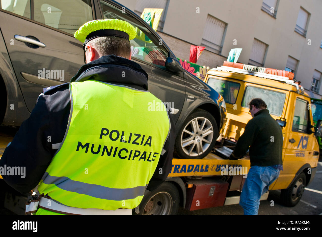 Rimozione forzata Foto Stock