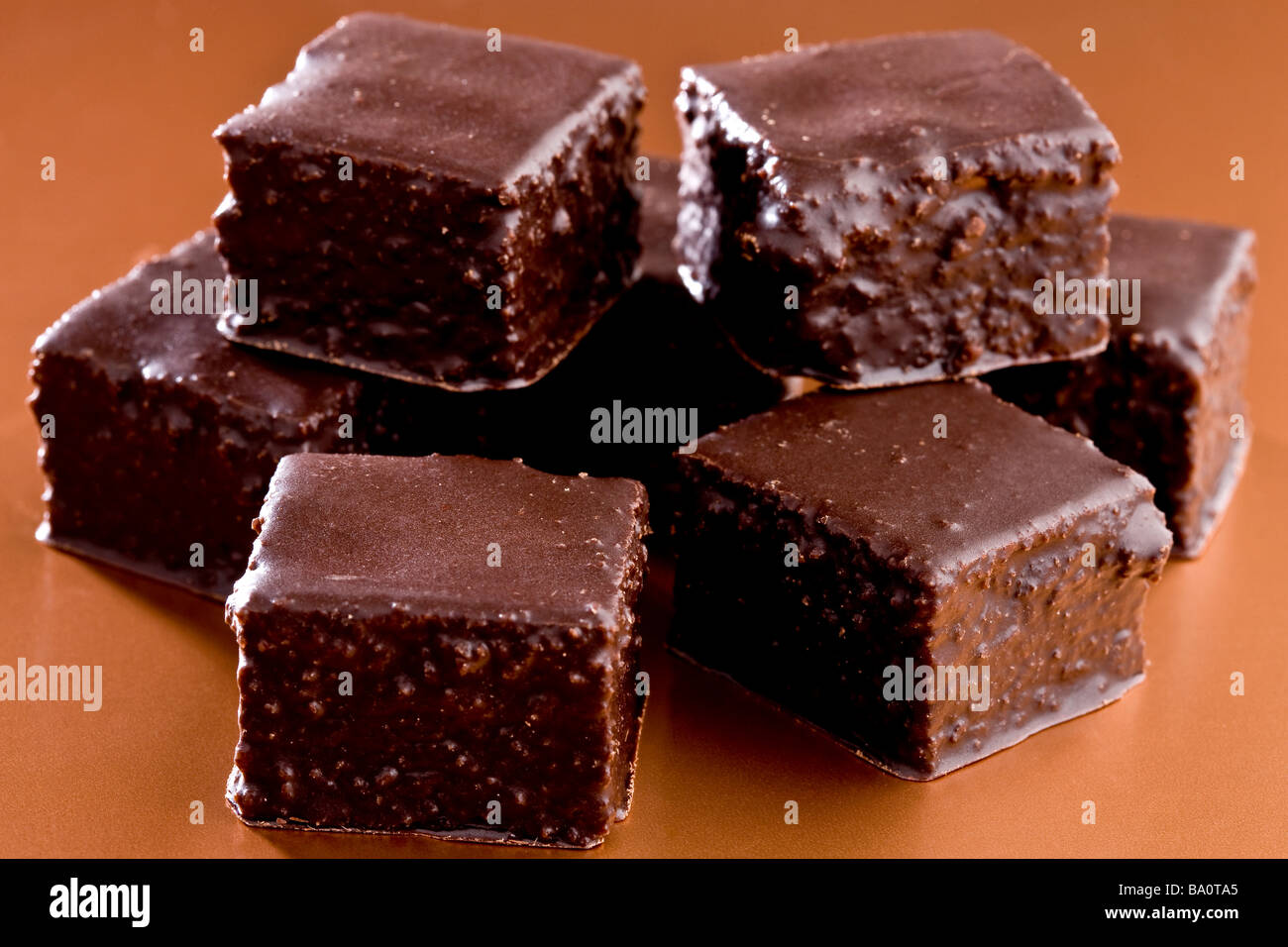Brownie al cioccolato Foto Stock