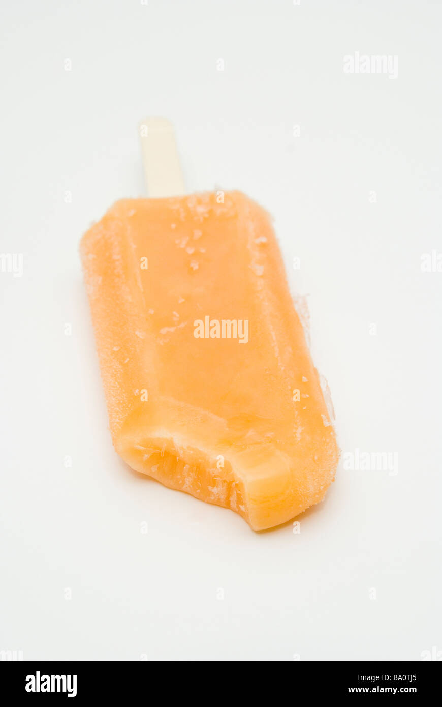 Morso icelolly arancione Foto Stock