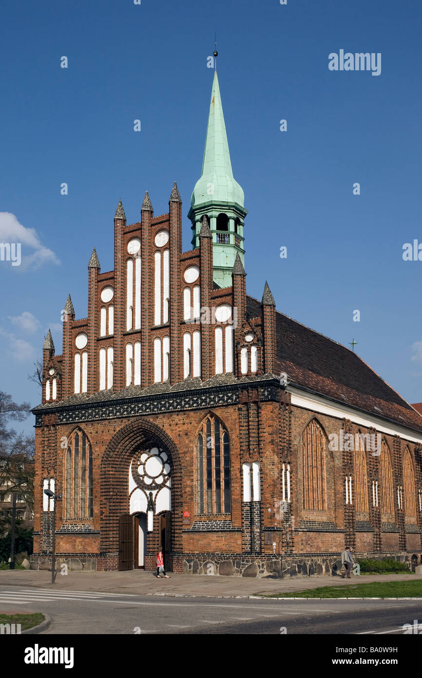 Basilica di San Pietro e la chiesa di St Paul polacca della parrocchia cattolica, Szczecin, Polonia Foto Stock