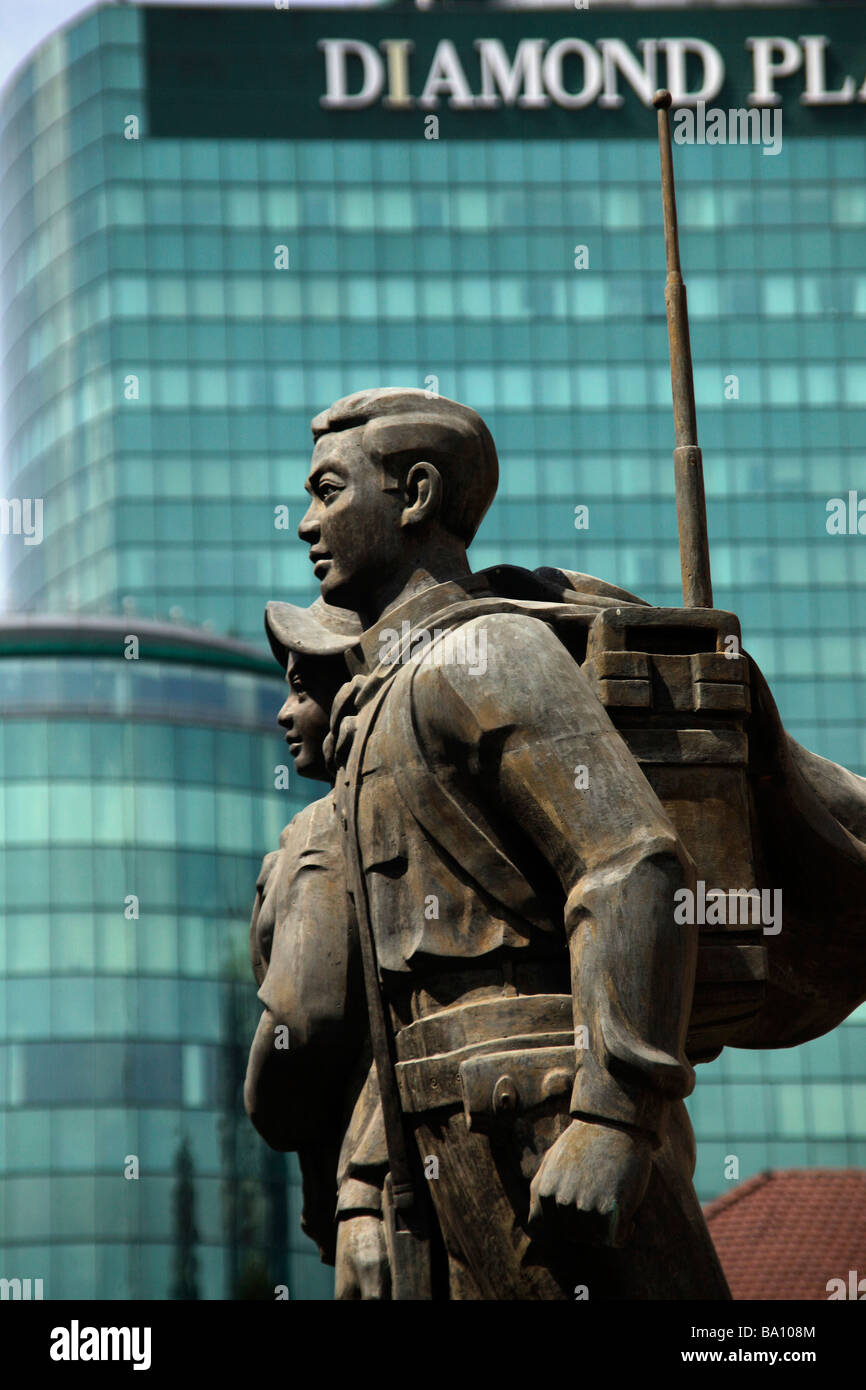 Monumento di soldati a Saigon Ho Chi Minh City Vietnam Foto Stock