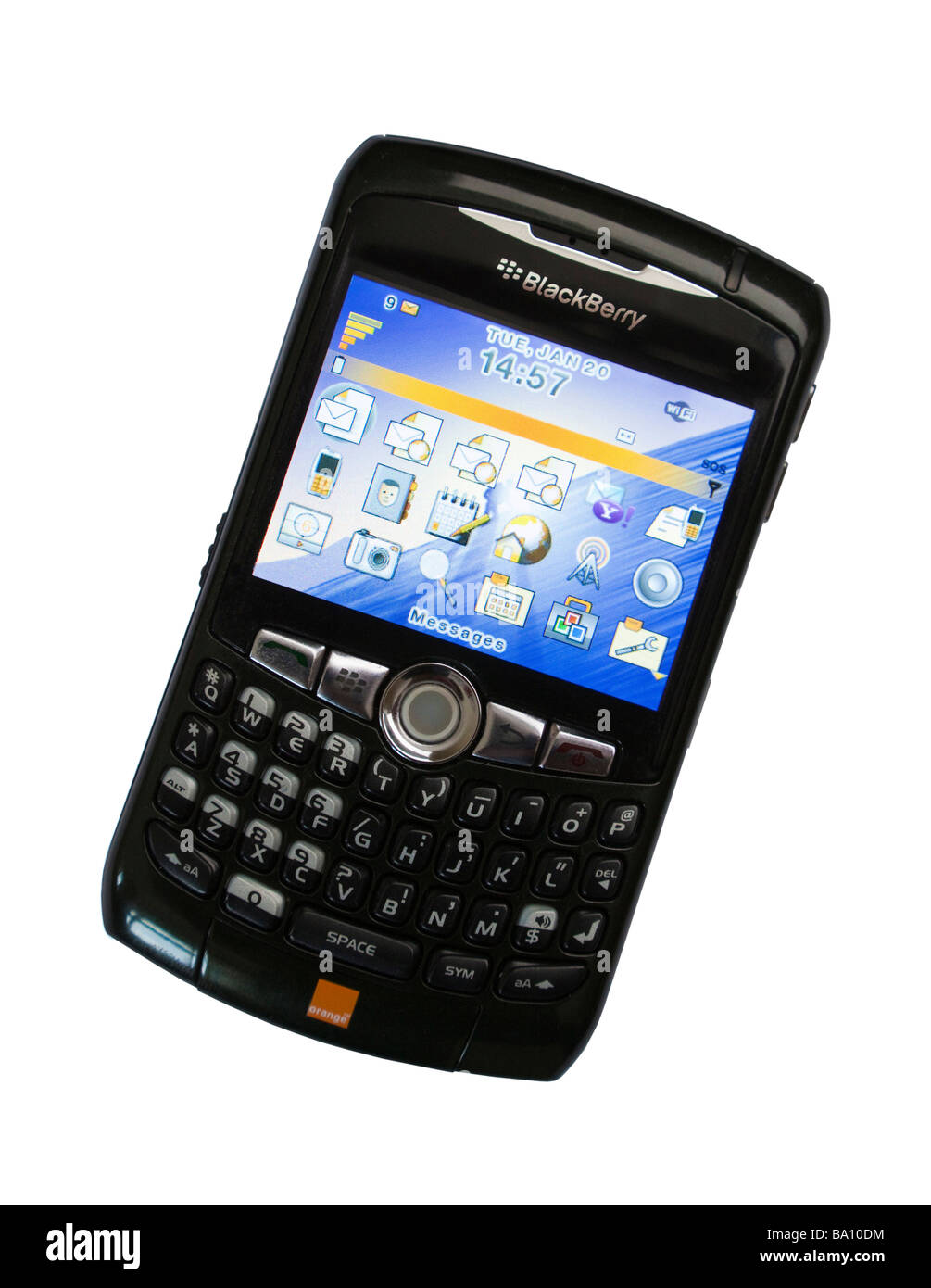 Smartphone BlackBerry 8800 Foto Stock