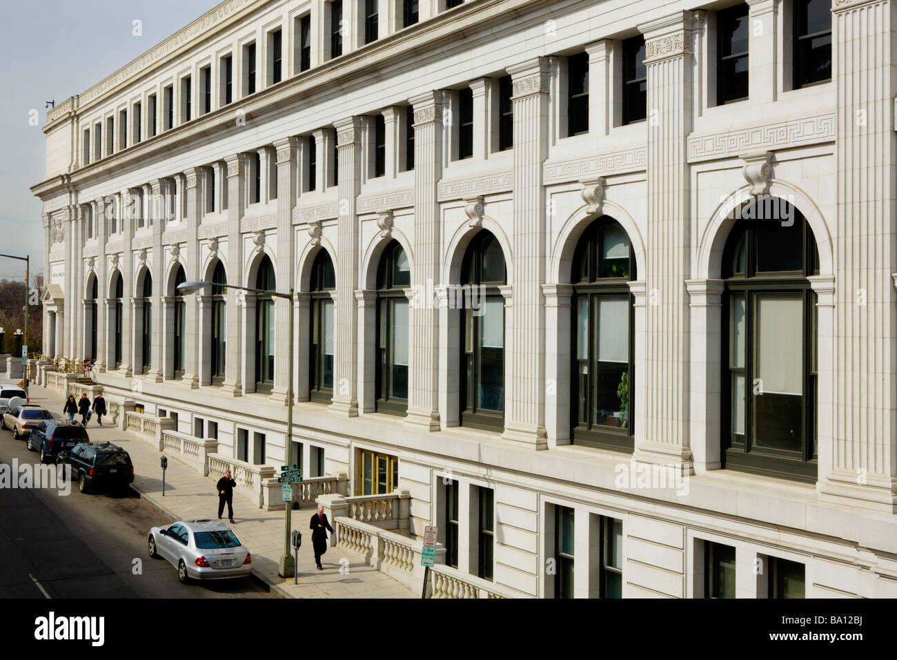 Lo Smithsonian Nazionale Museo Postale vista laterale Washington DC Foto Stock