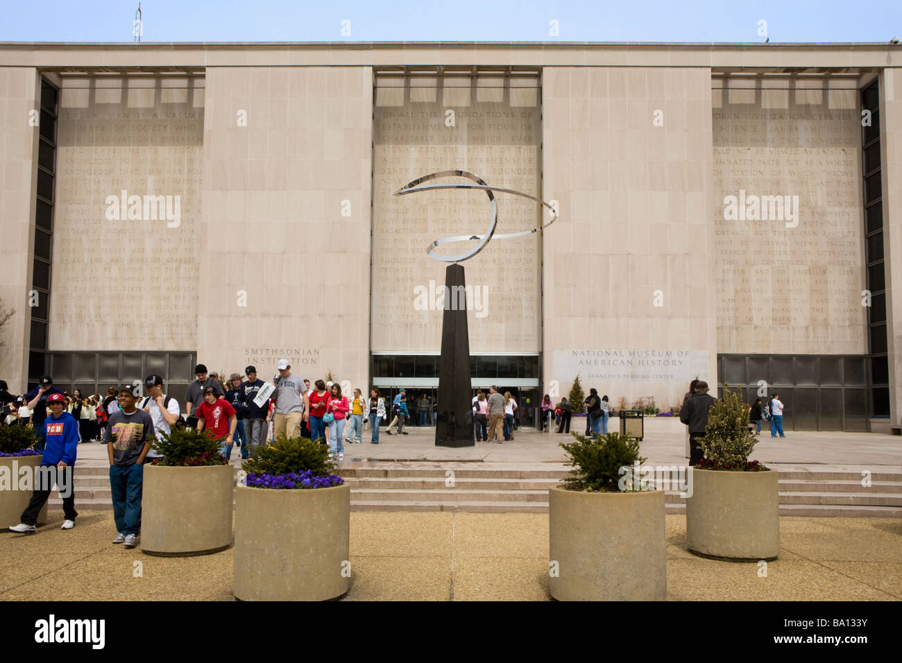 Lo Smithsonian, il Museo Nazionale di Storia Americana Washington DC Foto Stock