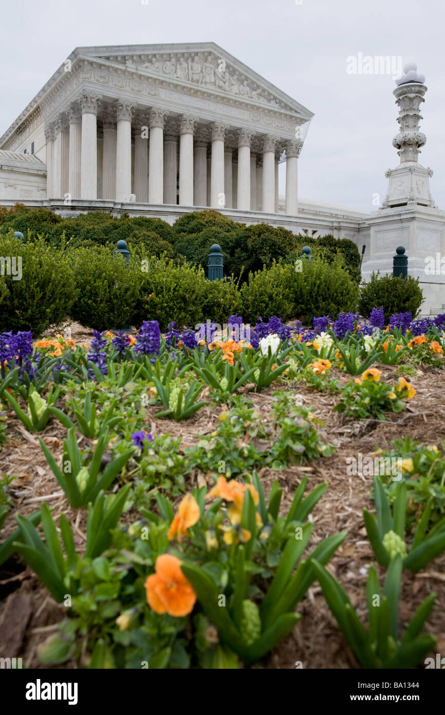 La Corte suprema degli Stati Uniti Washington DC Foto Stock