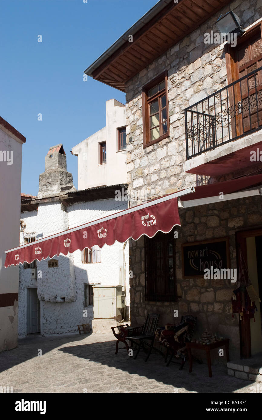 Marmaris old town cafe,Turchia. Foto Stock