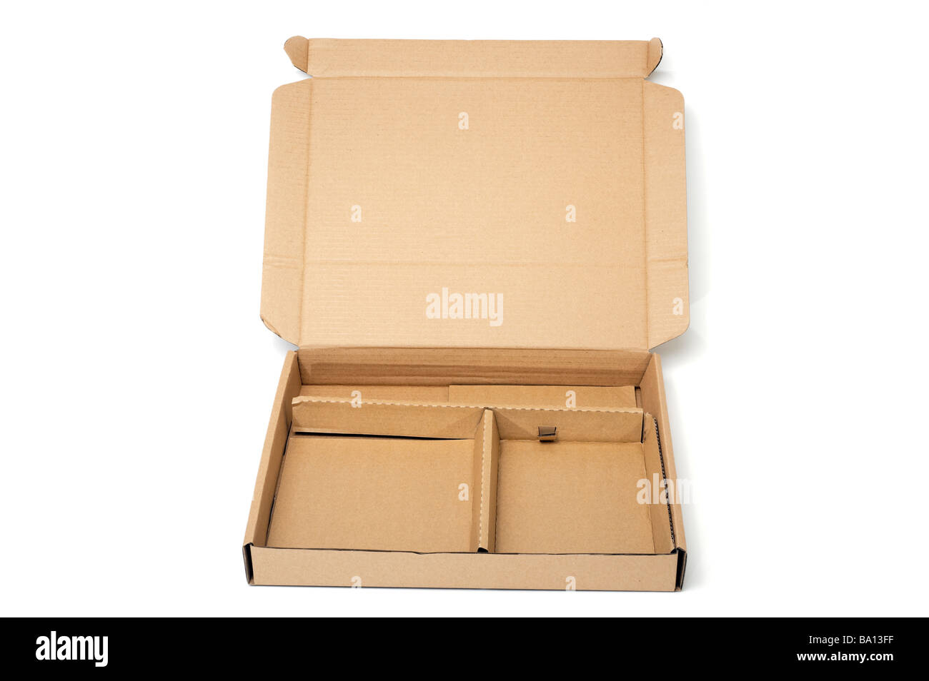 Cartoncino marrone scatola di imballaggio Foto Stock