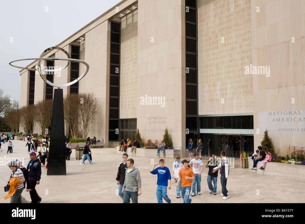 Lo Smithsonian, il Museo Nazionale di Storia Americana Washington DC Foto Stock