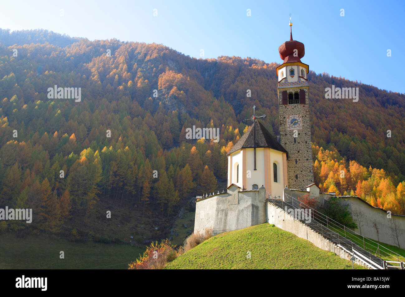 Pellegrinaggio Madonna di Senales Unser Frau in Val Senales im Val Senales Val Senales VAL VENOSTA Val Venosta Trentino Italia Foto Stock