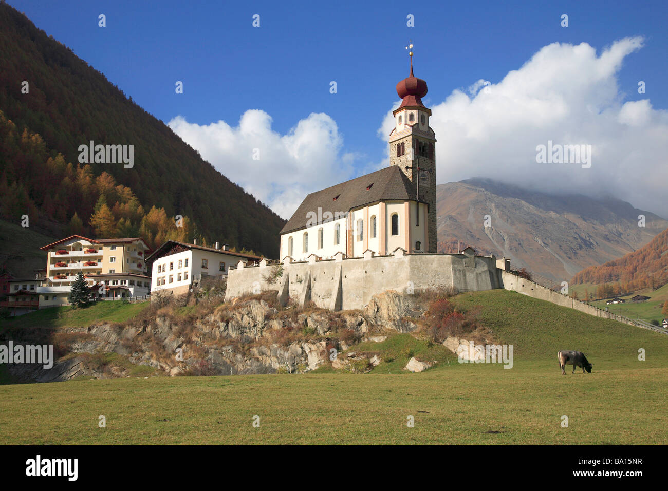 Pellegrinaggio Madonna di Senales Unser Frau in Val Senales im Val Senales Val Senales VAL VENOSTA Val Venosta Trentino Italia Foto Stock