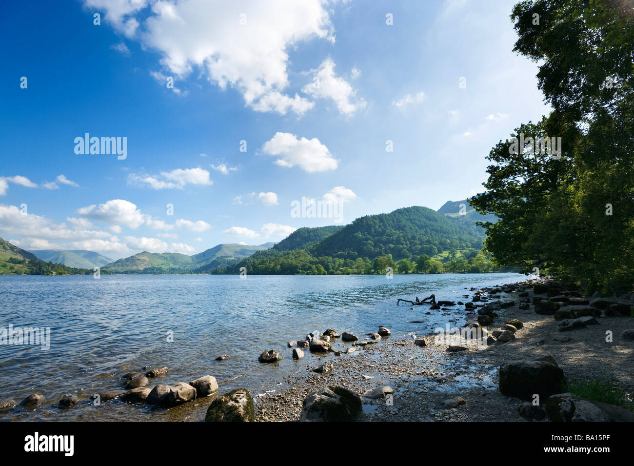 Ullswater, Parco Nazionale del Distretto dei Laghi, Cumbria, England, Regno Unito Foto Stock