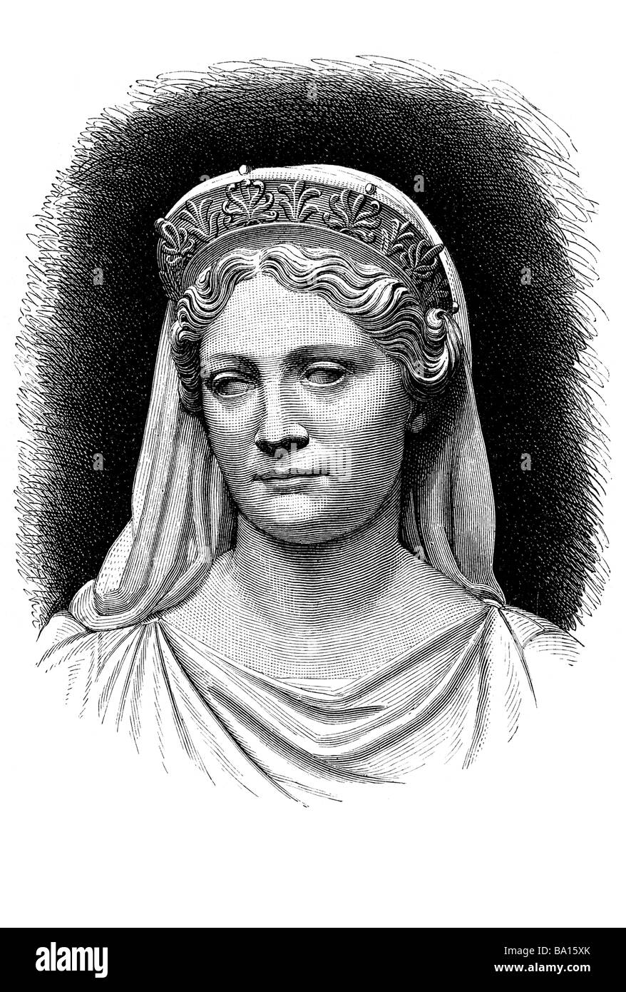 Luise Auguste Wilhelmine Amalie (Luisa Augusta Wilhelmina Amelia) Foto Stock