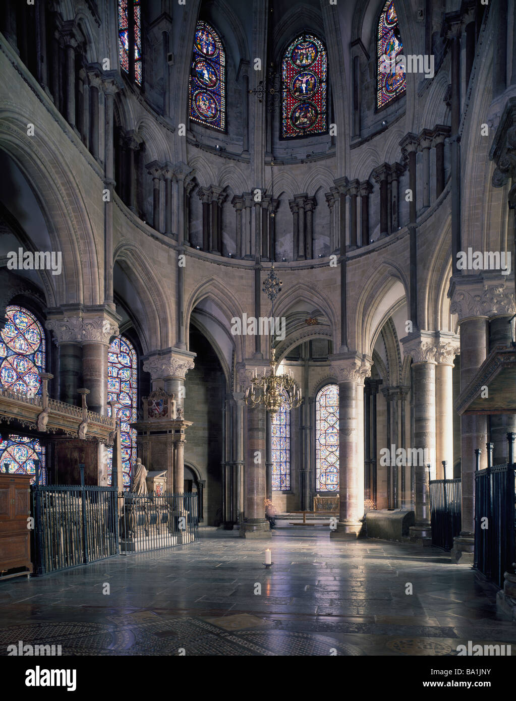 La Cattedrale di Canterbury e la cappella della Trinità Foto Stock