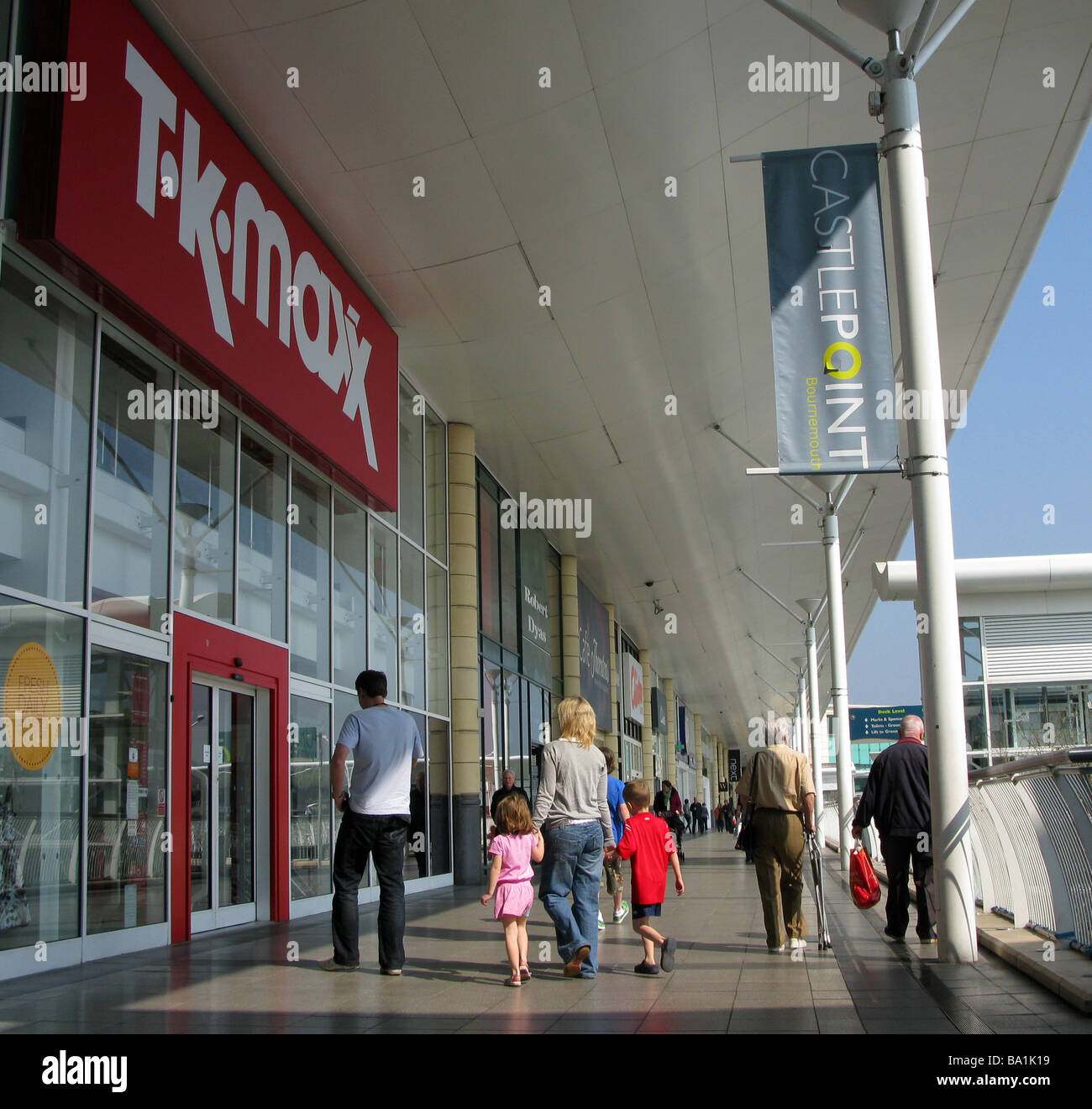 Castlepoint shopping centre, Bournemouth Dorset, Gran Bretagna, Regno Unito Foto Stock