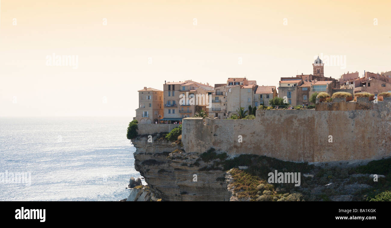 Haute Ville (Città Vecchia), Bonifacio, Corsica, Francia Foto Stock