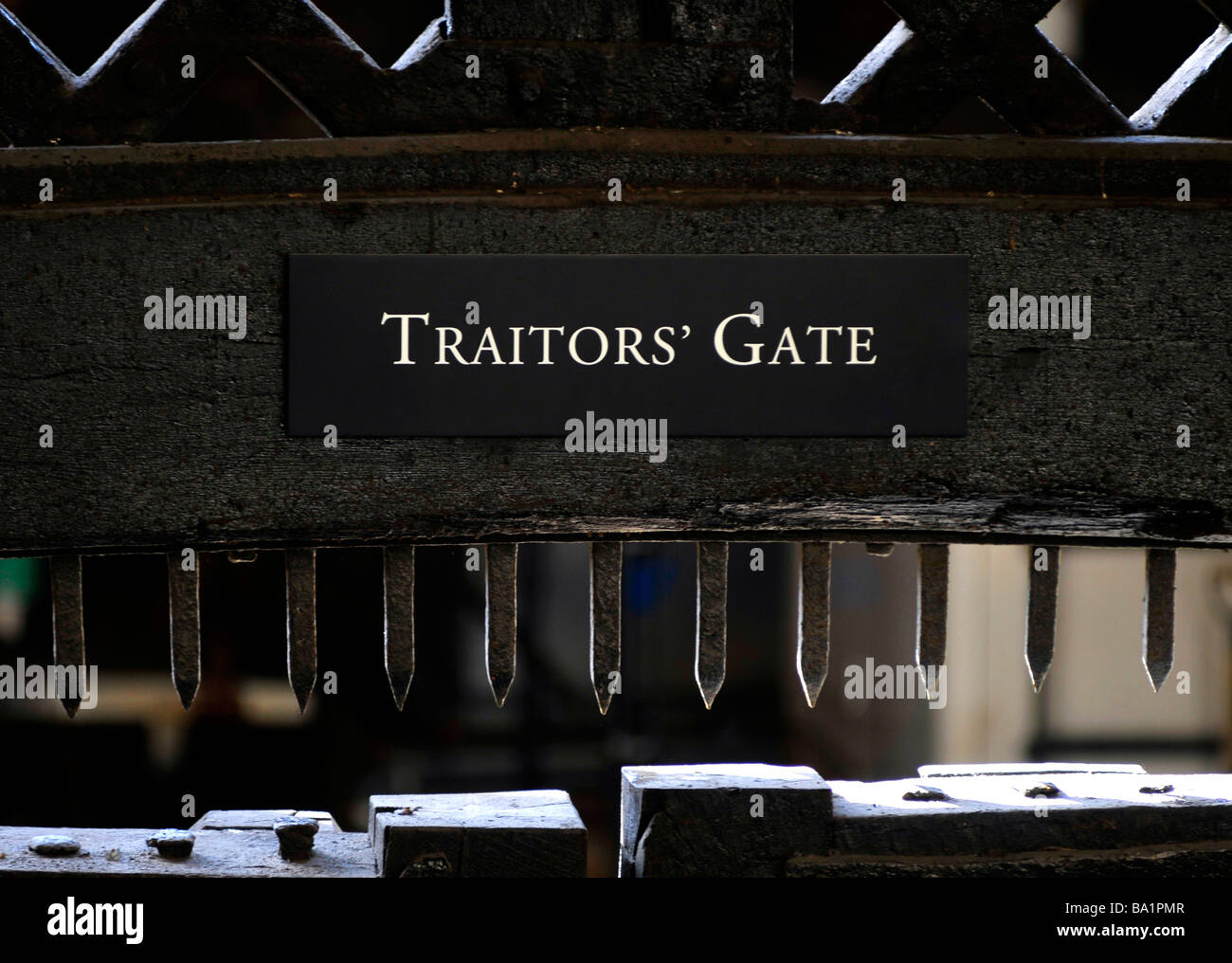 Il traditore's Gate presso la Torre di Londra, Gran Bretagna, Regno Unito Foto Stock