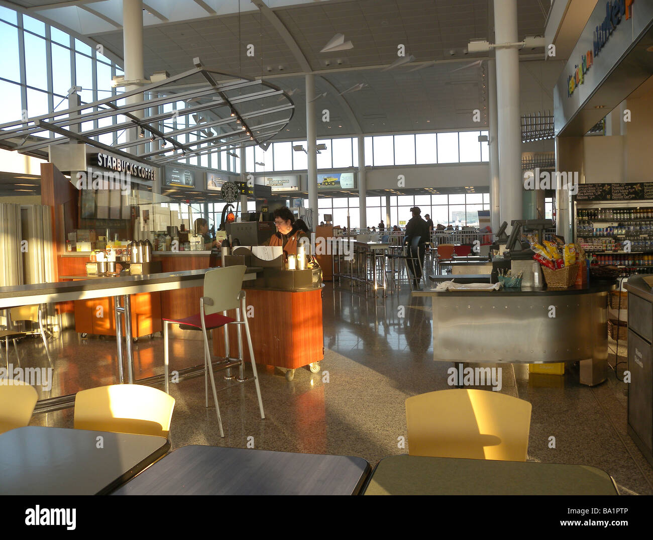 Area di partenza all'aeroporto di Toronto, Canada Foto Stock