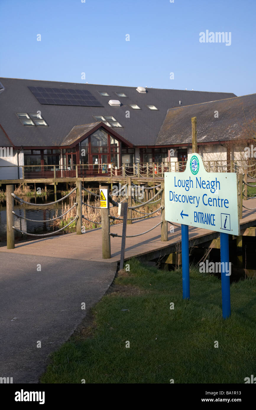 Oxford Isola del Lough Neagh Discovery Centre nella contea di Armagh nell'Irlanda del nord Foto Stock