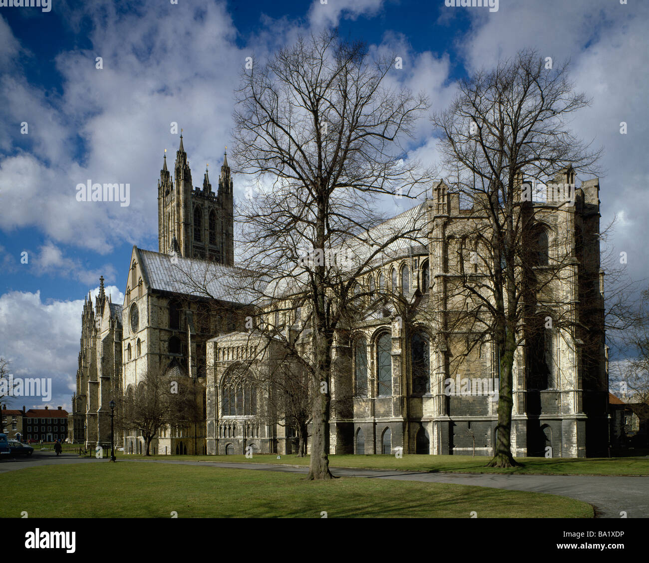 La Cattedrale di Canterbury esterno da sud-est Foto Stock