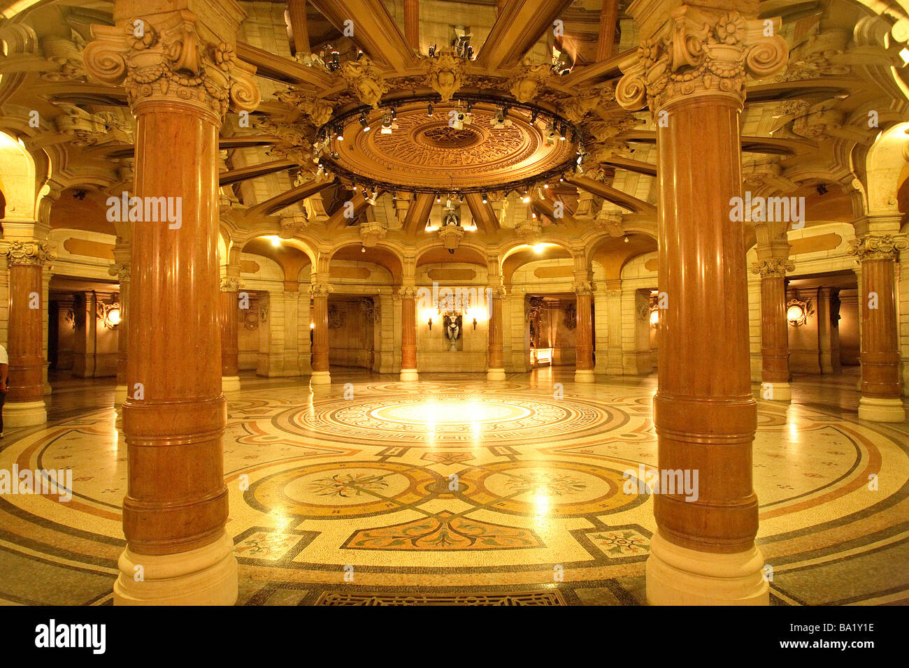 LA ROTONDE DES ABONNES OPERA GARNIER PARIGI Foto Stock