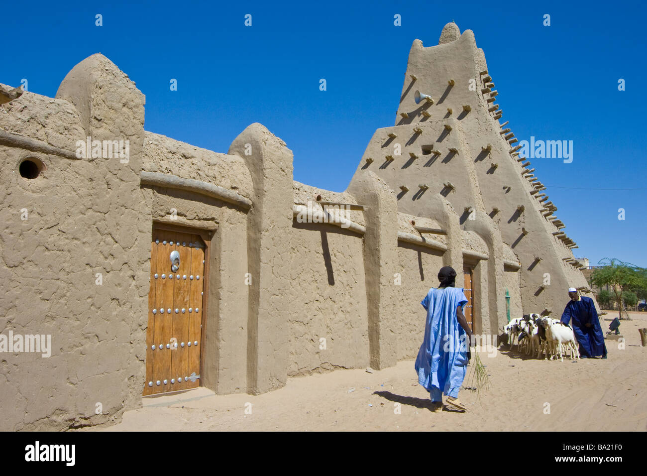 La moschea di Sankore in Timbuktu Mali Foto Stock