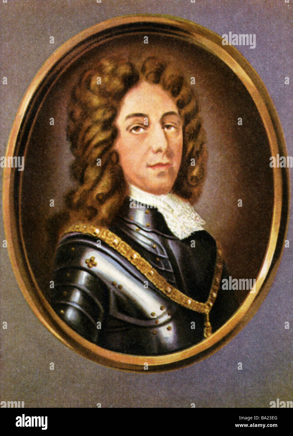 Eugene, 18.10.1663 - 21.4.1736, principe di Savoy-Carignan, generale imperiale, ritratto, stampa dopo la miniatura, inizio del XVIII secolo, Foto Stock