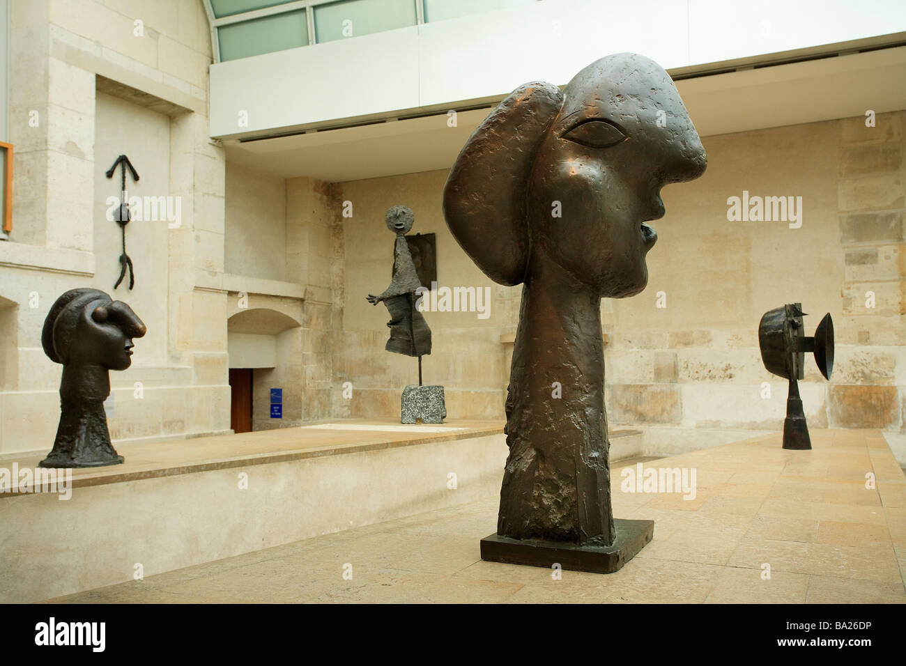 Giardino delle sculture del museo di Picasso a Parigi Foto Stock