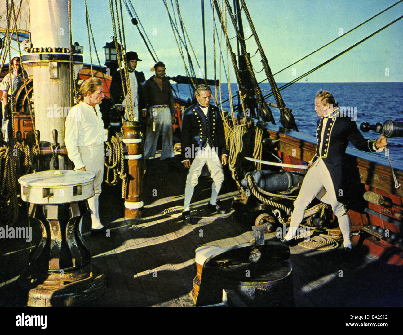 L'ammutinamento del Bounty 1962 MGM film con Marlon Brando a destra Foto Stock