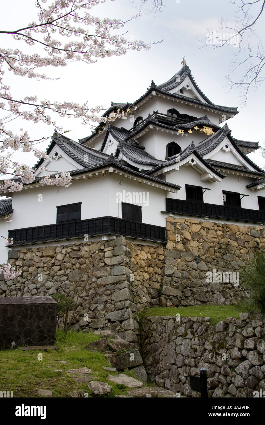 Il castello di Hikone-Shi a Shig prefettura in Giappone Foto Stock