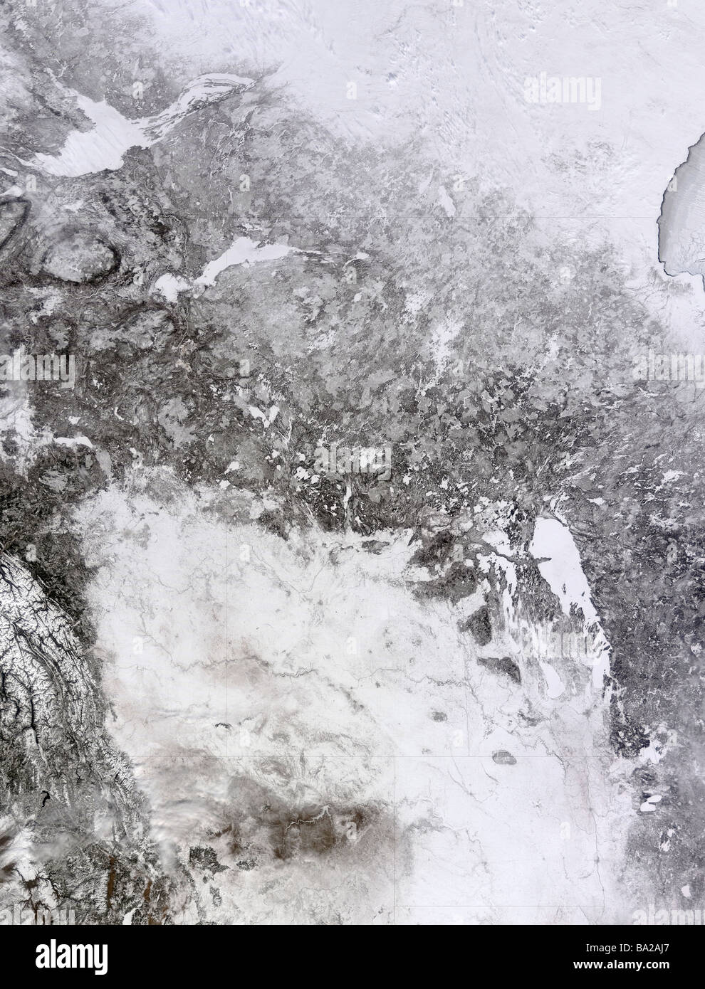 Marzo 11, 2009 - Canada Occidentale Foto Stock