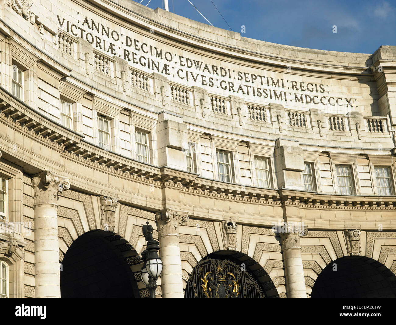 Admiralty Arch, Londra, Inghilterra Foto Stock