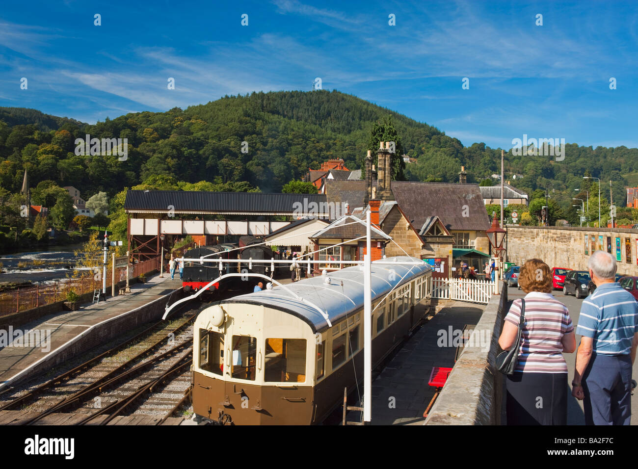 Llangollen Railway Station Llangollen Denbighshire North Wales Foto Stock