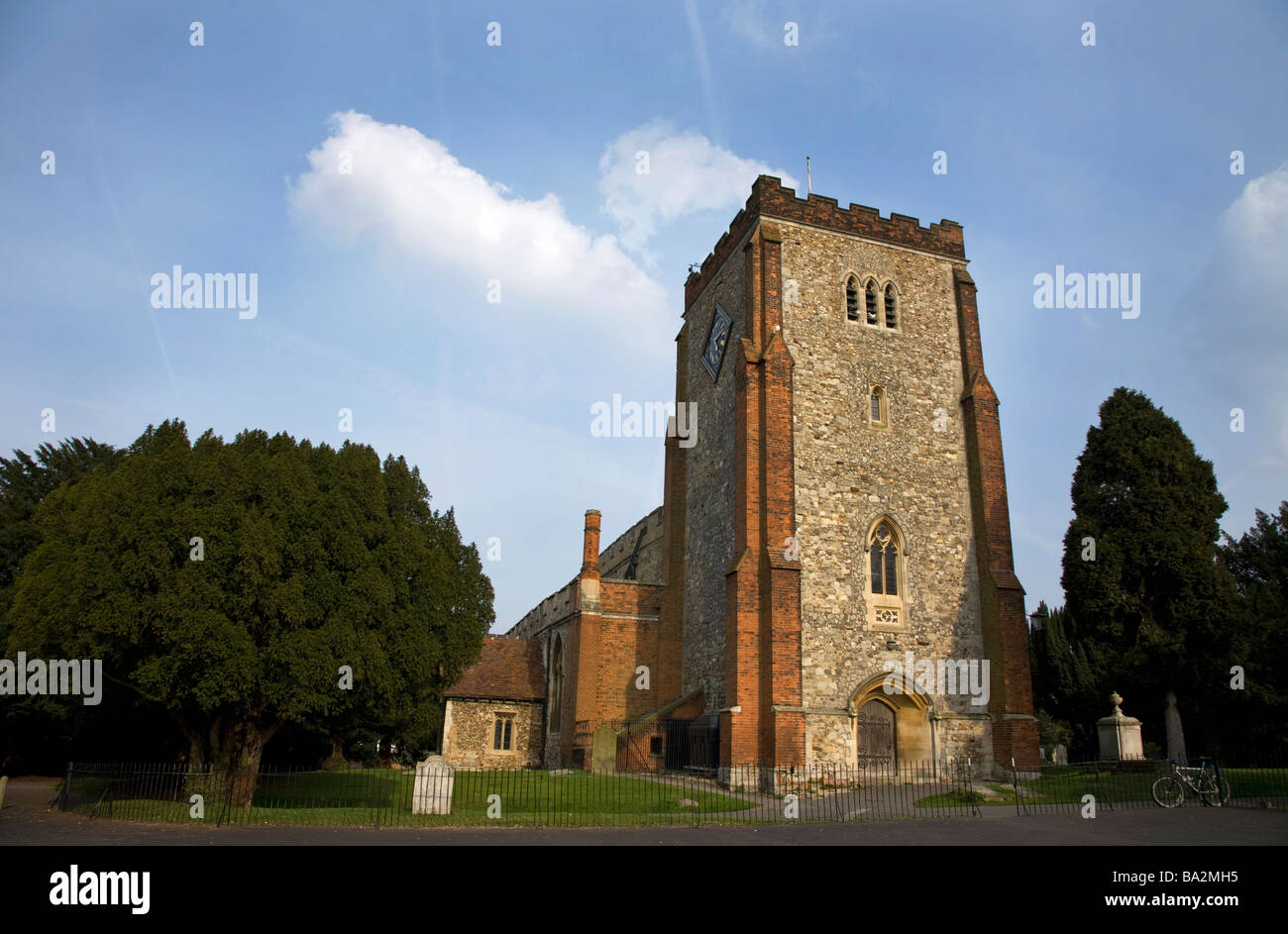 Essex villaggio chiesa Foto Stock