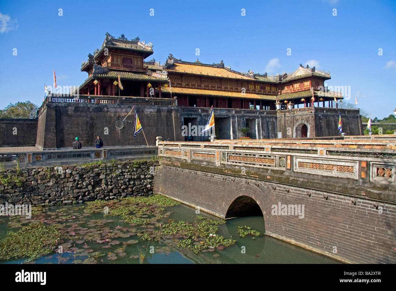 La Ong Mon porta d'ingresso alla cittadella imperiale di Hue Vietnam Foto Stock