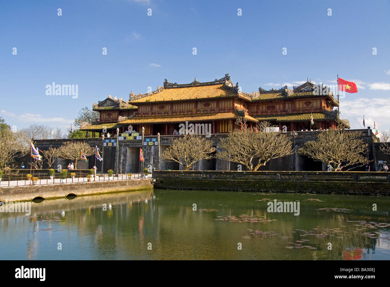 La cittadella imperiale di Hue Vietnam Foto Stock