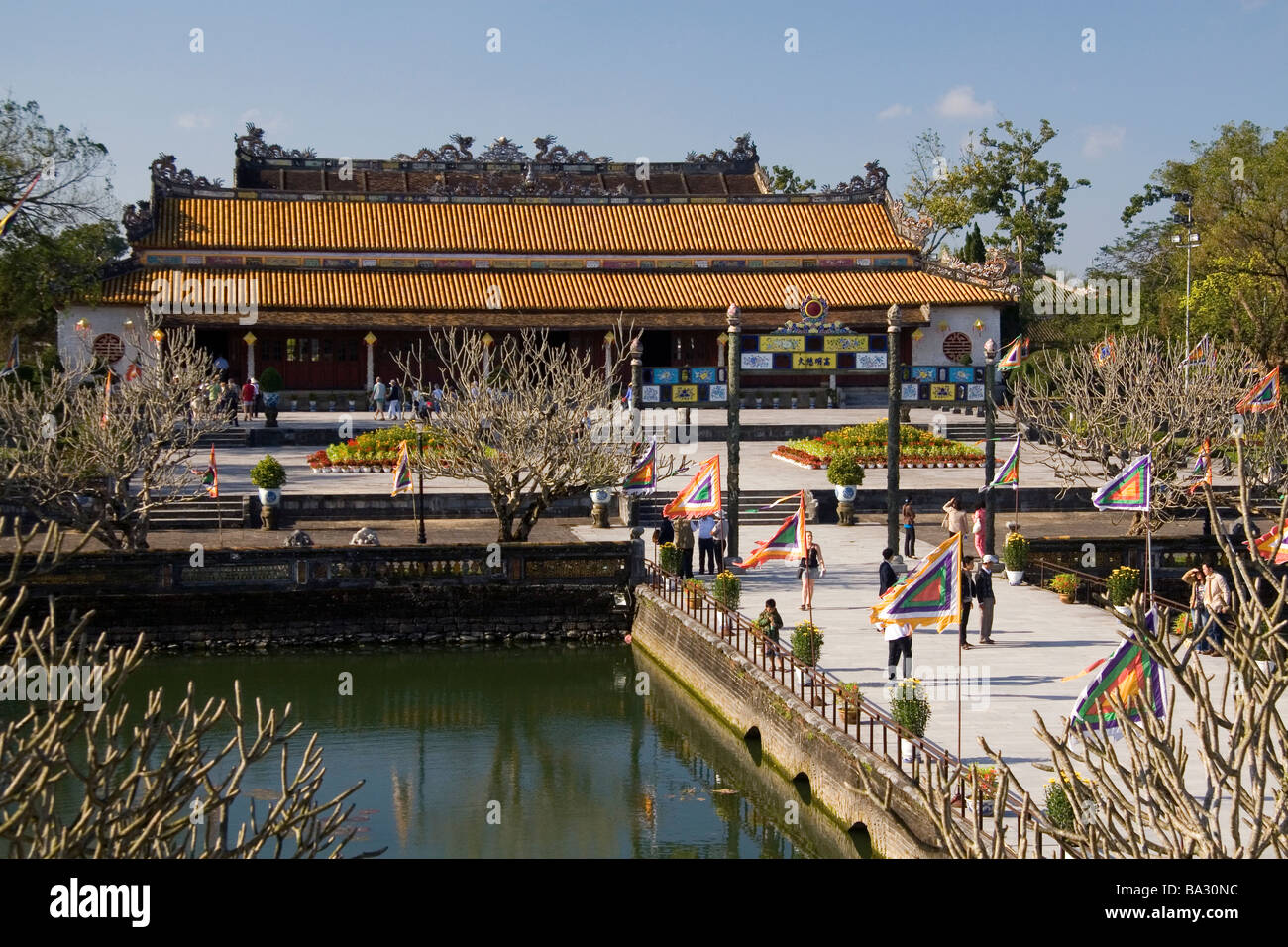 La cittadella imperiale di Hue Vietnam Foto Stock
