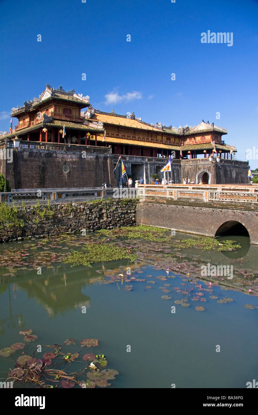 La Ong Mon porta d'ingresso alla cittadella imperiale di Hue Vietnam Foto Stock